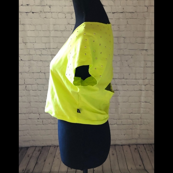 NWT Nicki Minaj neon crop top - XL - Picture 2 of 6